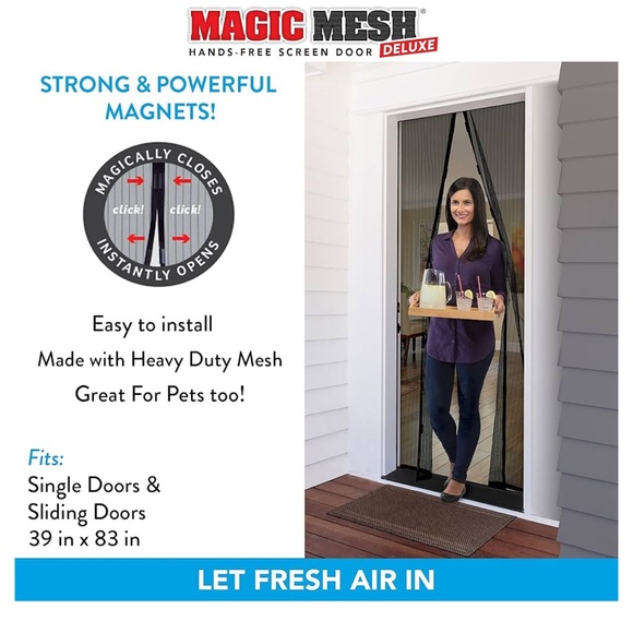 MAGIC MESH Other - NIB MAGIC MESH DELUXE HANDS FREE SCREEN DOOR 🚪